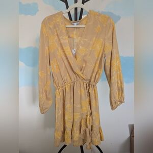 NWT Blue Island Long Sleeve Lightweight Mini Dress - Size M